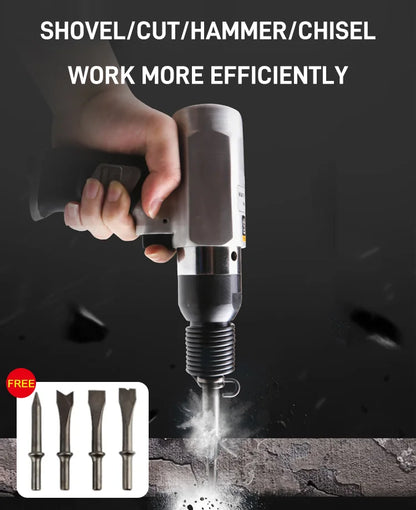Impact Derusting Pneumatic Chisel Vibrating Air Pick Spade Blade Derusting Gun