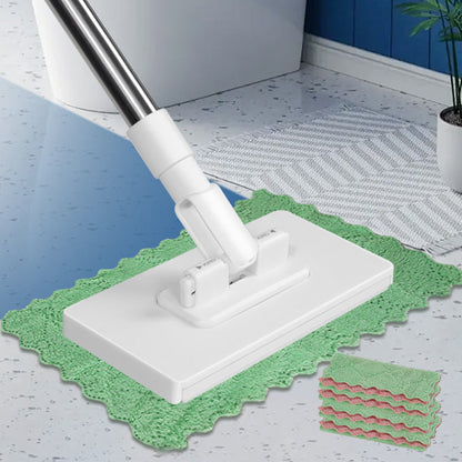 💦Last Day Sales 50% OFF🧹Disposable Dust Mop with 4 Reusable Cloths