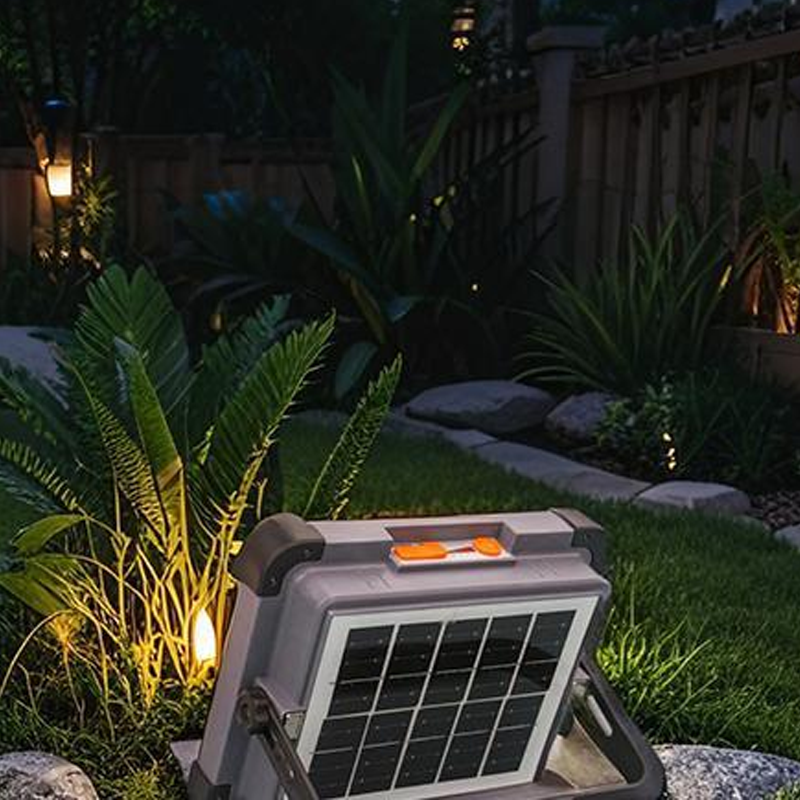 Portable & Multifunctional Solar-Powered LED Flood Light