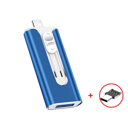 64GB~1TB Micro USB + MFi Certified + 8 Pin + USB 3.0 ⚡4 in1 Flash Drive for Android/PC⚡