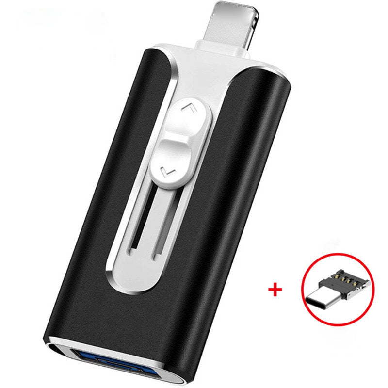 64GB~1TB Micro USB + MFi Certified + 8 Pin + USB 3.0 ⚡4 in1 Flash Drive for Android/PC⚡