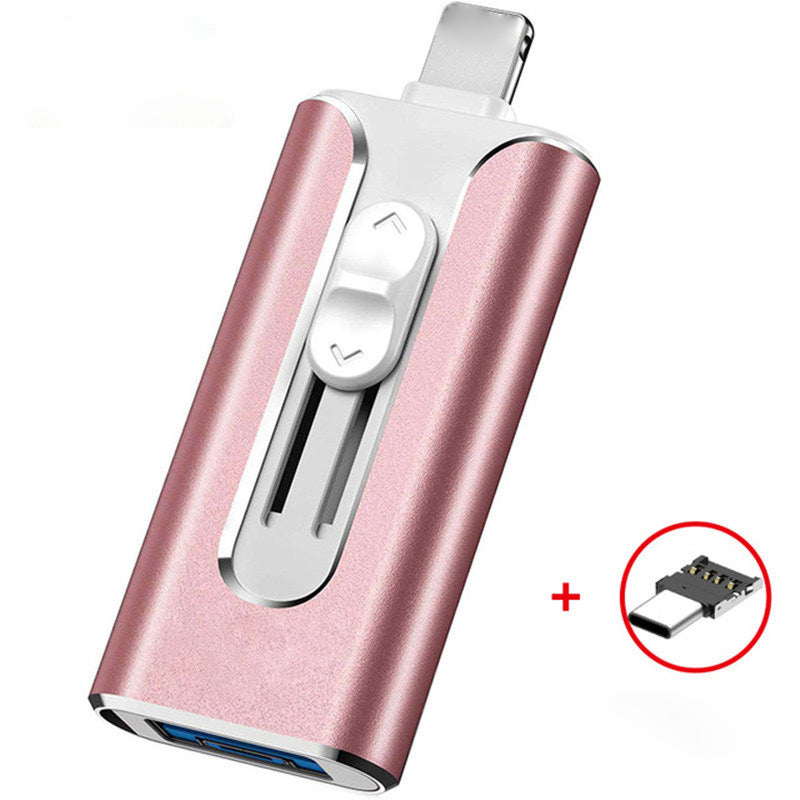 64GB~1TB Micro USB + MFi Certified + 8 Pin + USB 3.0 ⚡4 in1 Flash Drive for Android/PC⚡