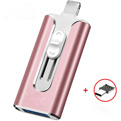 64GB~1TB Micro USB + MFi Certified + 8 Pin + USB 3.0 ⚡4 in1 Flash Drive for Android/PC⚡