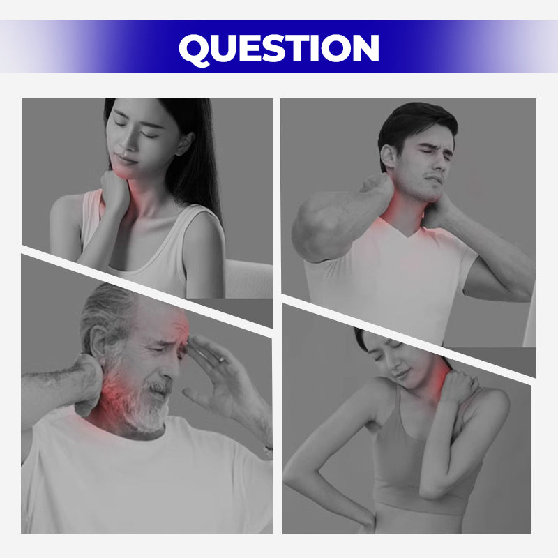 💥🥰Red Light Therapy Neck Traction Pillow