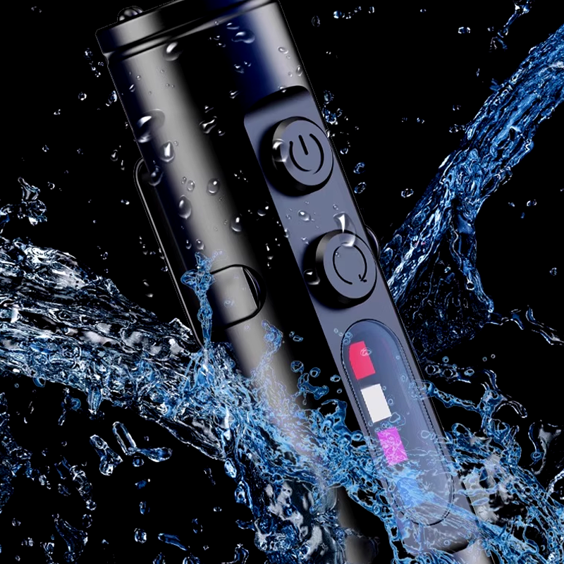 Rechargeable & Magnetic Mini Keychain Flashlight