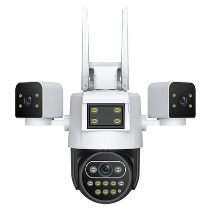 3-Lens 360° WiFi Security Camera for Outdoor