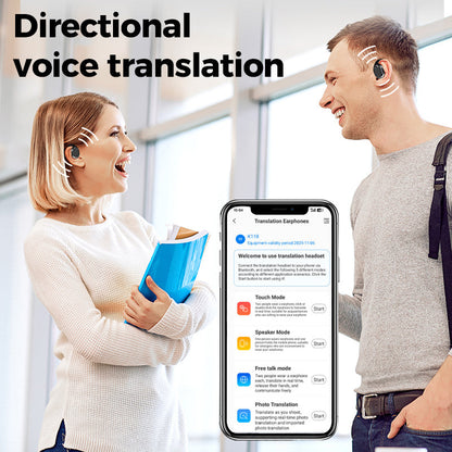 🔥Last Day Promotion 49% OFF-🎁The best gift of all-AI Translation Wireless OWS Bluetooth5.4 Earphones (Fit iOS & Android)🎁