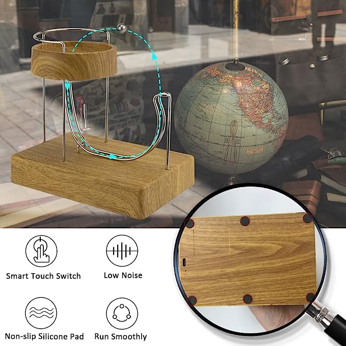 Kinetic Art Perpetual Motion Marble Machine Ornament