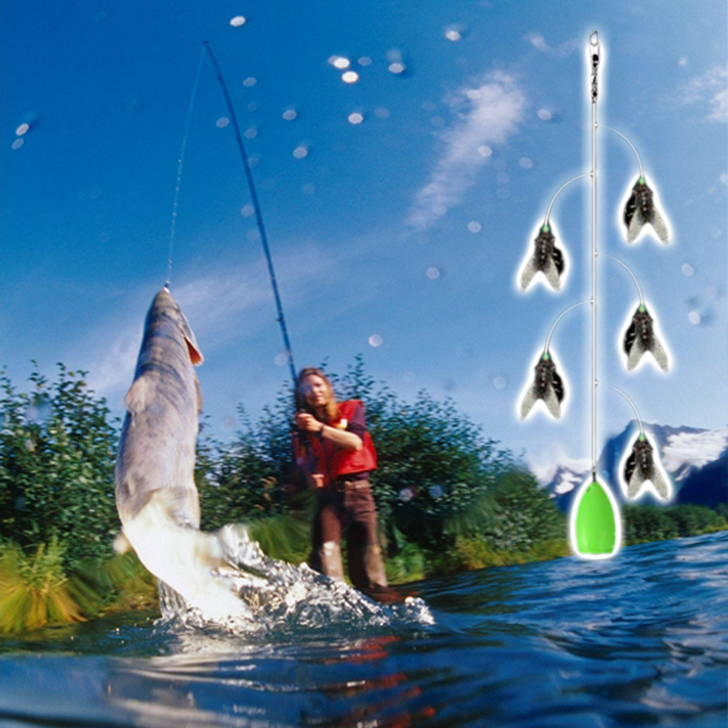 🎣Multi-Hook Artificial Fly Fishing Lure Set