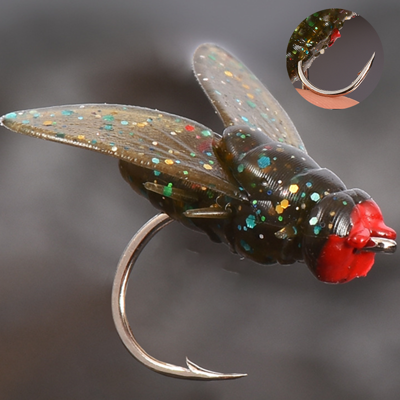 🎣Multi-Hook Artificial Fly Fishing Lure Set