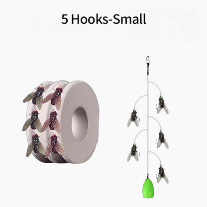 🎣Multi-Hook Artificial Fly Fishing Lure Set
