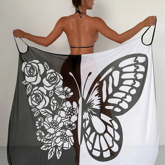 ⏳Time-limited Special⏰Women's Butterfly Swimsuit Cover-Up & Dress