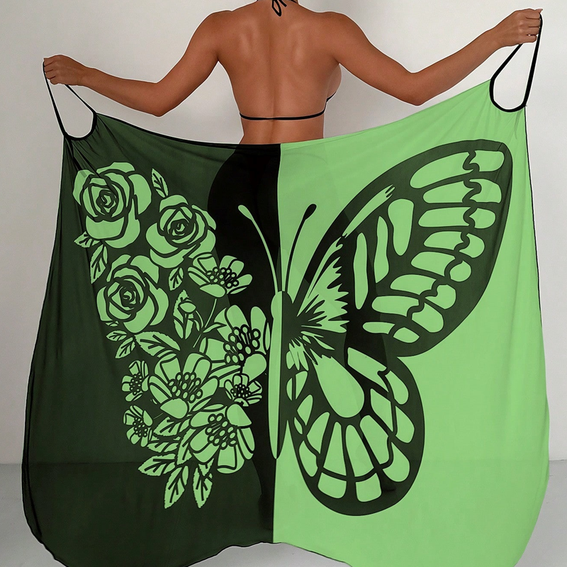⏳Time-limited Special⏰Women's Butterfly Swimsuit Cover-Up & Dress