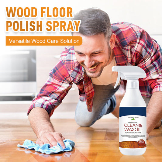 🔥Hot New Products🔥Wood Floor Cleaner & Polish Spray⏳time-limited special offer💥Buy 3 get 2 free