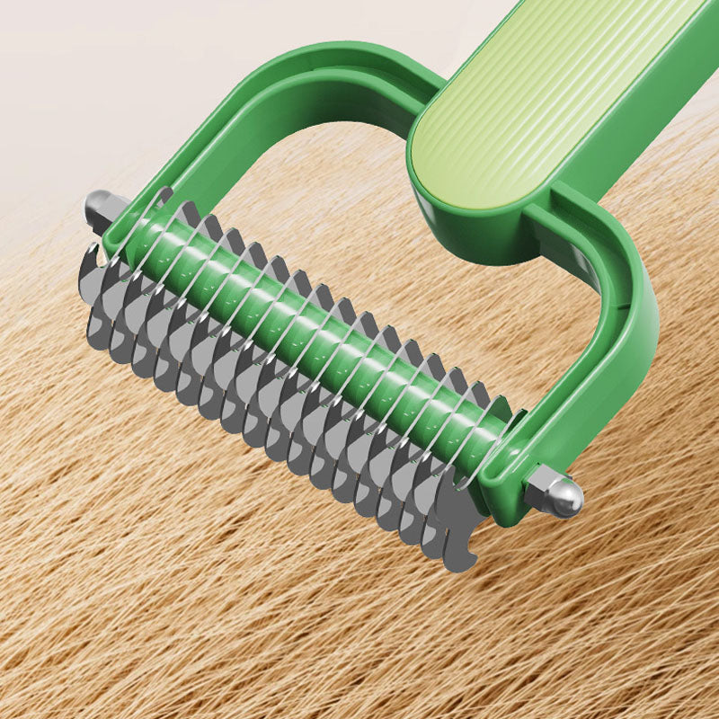 Stainless Steel Pet Comb for Shedding & Detangling