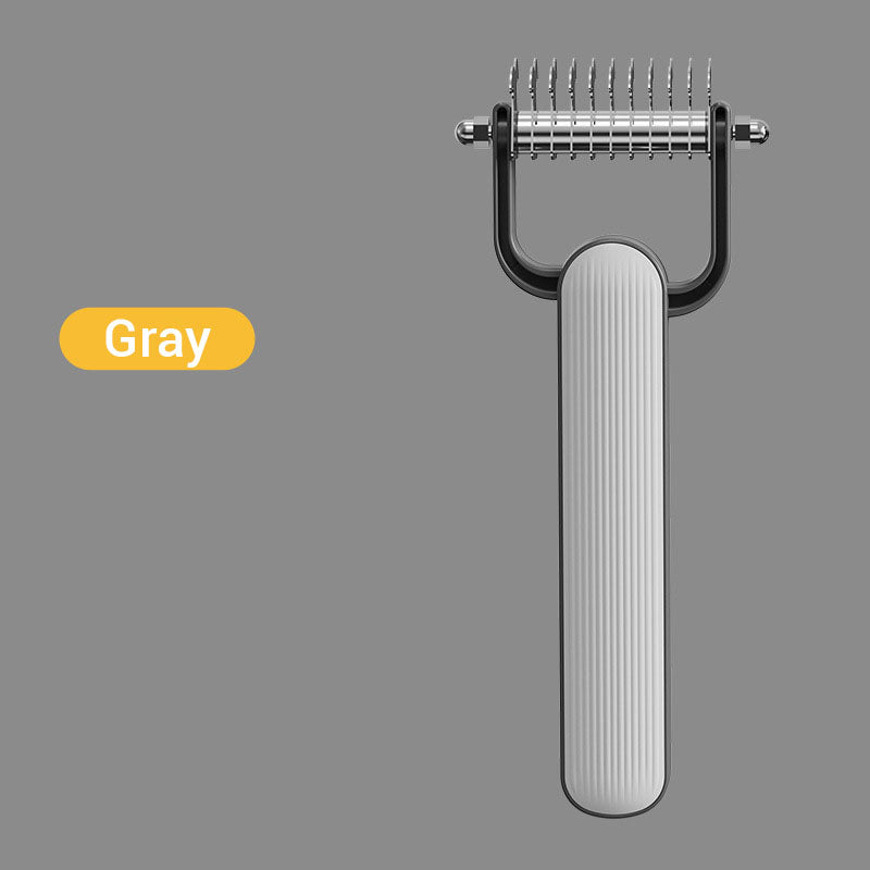 Stainless Steel Pet Comb for Shedding & Detangling