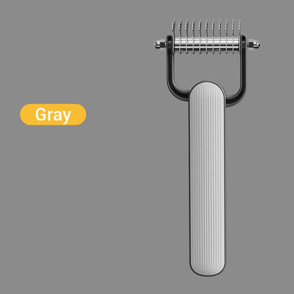 Stainless Steel Pet Comb for Shedding & Detangling