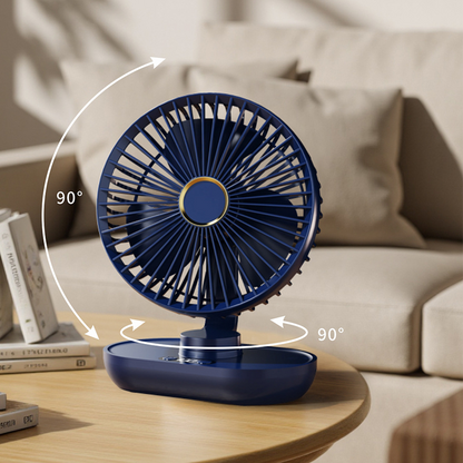 Portable Rechargeable Desktop Oscillating Fan