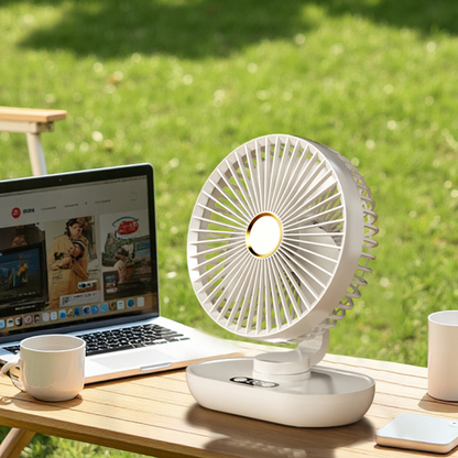 Portable Rechargeable Desktop Oscillating Fan