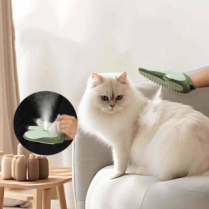 🐶Limited time 50% OFF💝🐾Cat Dog Grooming gloves with built-in spray