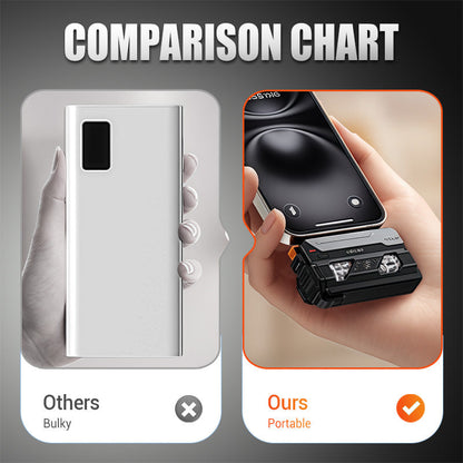 Portable Power Bank with Replaceable Battery