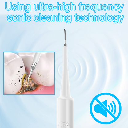 2-in-1 Ultrasonic Tooth Cleaner & Electric Toothbrush