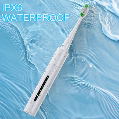 2-in-1 Ultrasonic Tooth Cleaner & Electric Toothbrush