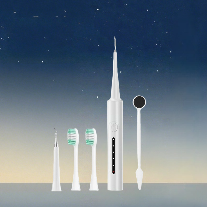 2-in-1 Ultrasonic Tooth Cleaner & Electric Toothbrush