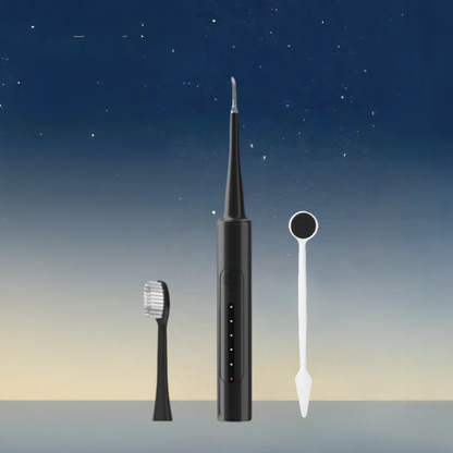 2-in-1 Ultrasonic Tooth Cleaner & Electric Toothbrush