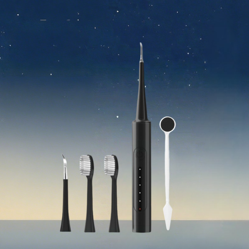 2-in-1 Ultrasonic Tooth Cleaner & Electric Toothbrush
