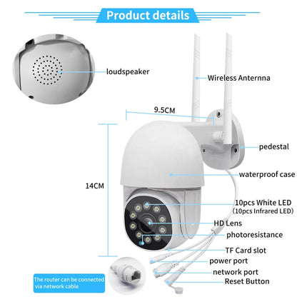 🥳2026 HOT SALE🥳💞50K+ SOLD!📹⚡ See everything, worry about nothing. True Wireless 355°  Camera – 50% OFF!🏠🔭