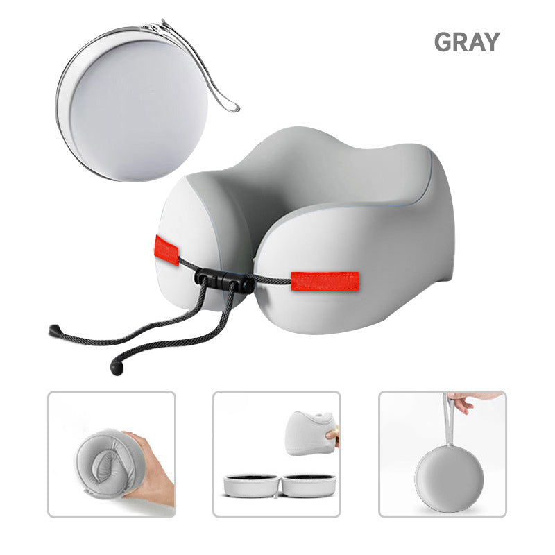🔥Last Day Special ：50% OFF🔥Memory Foam U-Shaped Travel Neck Pillow💤