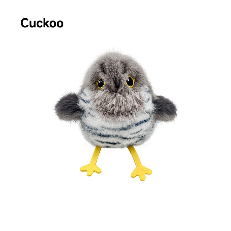 Lifelike Bird-Shaped Interactive Cat Toy