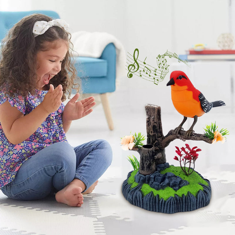 🐦Voice-Activated Chirping Bird Interactive Toy