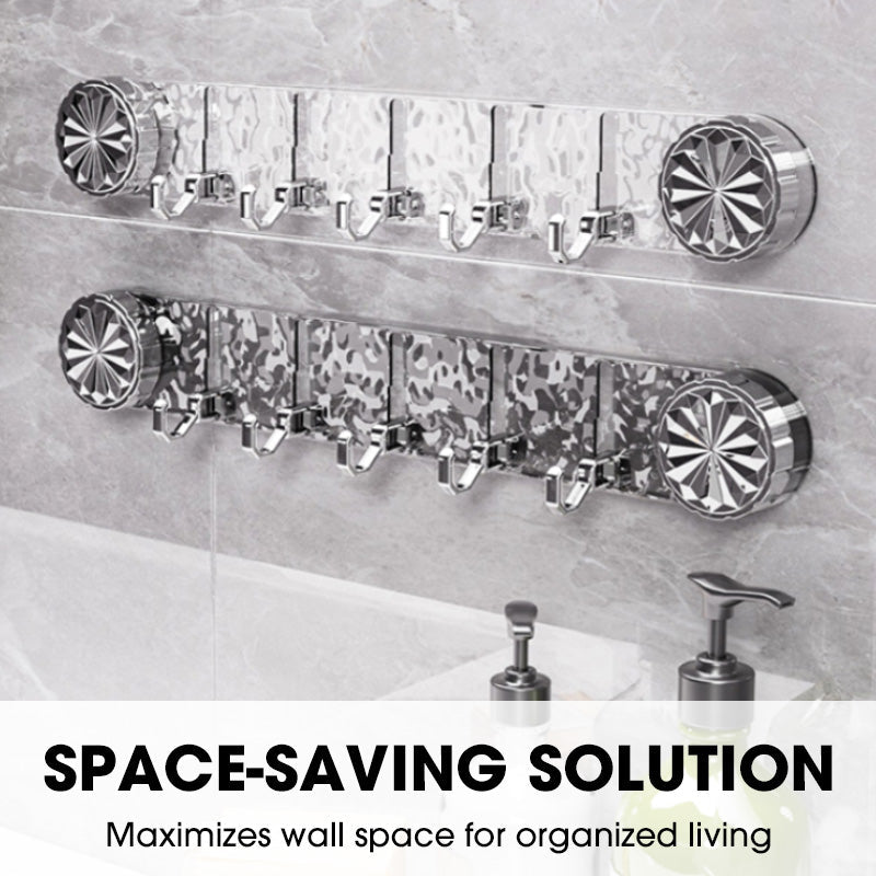 Multipurpose Stylish Wall-Mounted Hooks Organizer