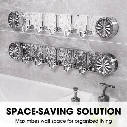 Multipurpose Stylish Wall-Mounted Hooks Organizer