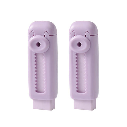 Sliding Retractable Pencil Eraser with Replaceable Core