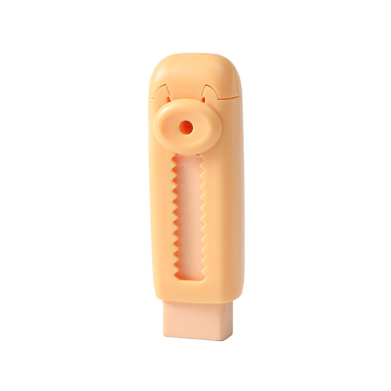 Sliding Retractable Pencil Eraser with Replaceable Core