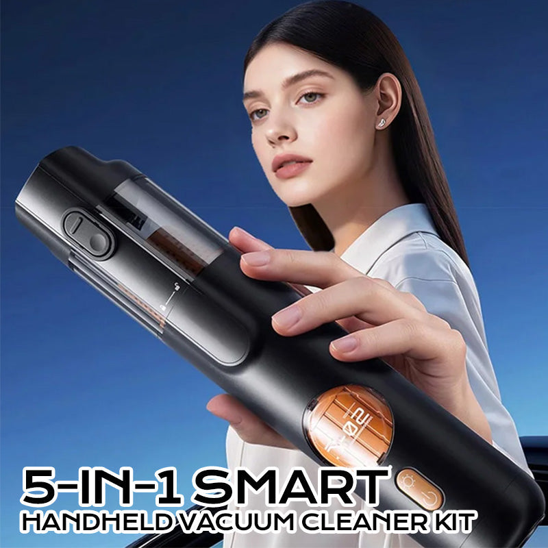 💥2025 New Products Hot Sale🛒👉5-in-1 Smart Handheld Vacuum Cleaner Kit