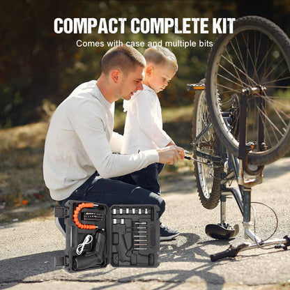 ⏰Final 3 Hours: Full Accessory Set Free with Your Order!🔥Rechargeable 3.6V battery screwdriver set🛠️