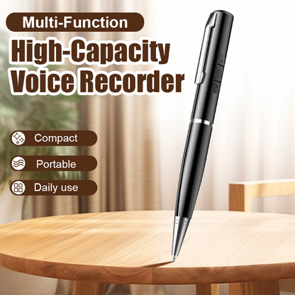 Multi-Function High-Capacity Voice Recorder Pen