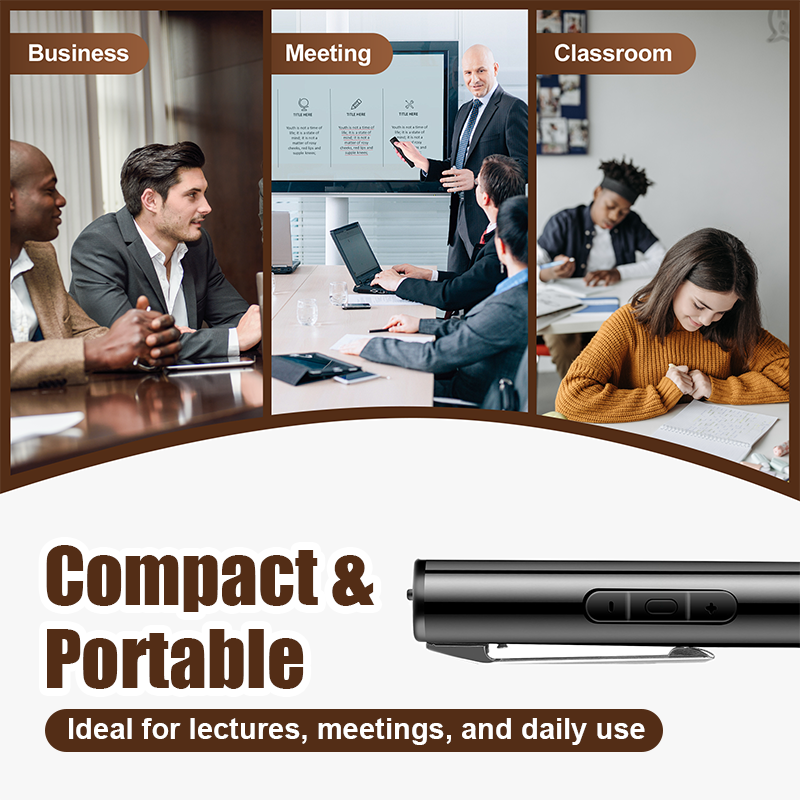 Multi-Function High-Capacity Voice Recorder Pen