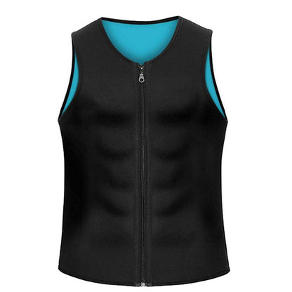 Men's Workout Zipper Body Shaper Tank Top