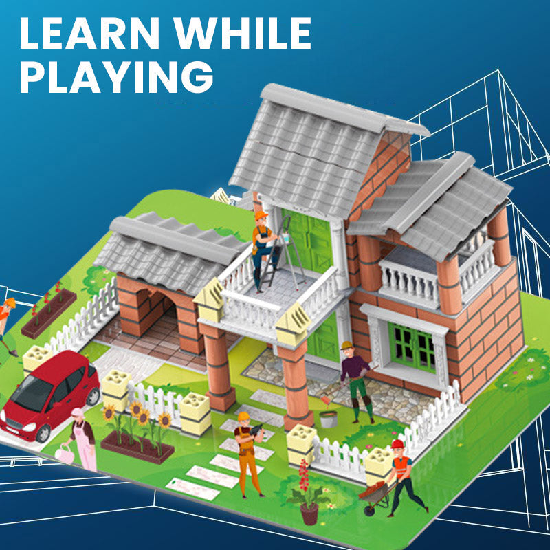 214 PCS DIY Simulation Building Toy Set for Kids