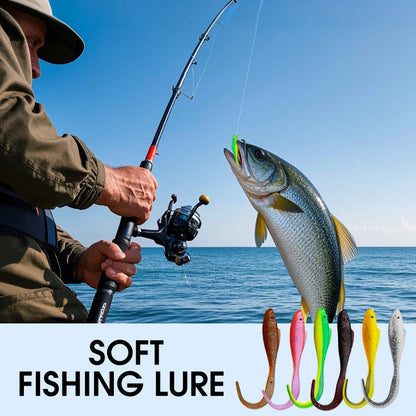 Soft Fishing Lure with Curly Tail
