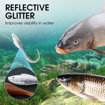 Soft Fishing Lure with Curly Tail