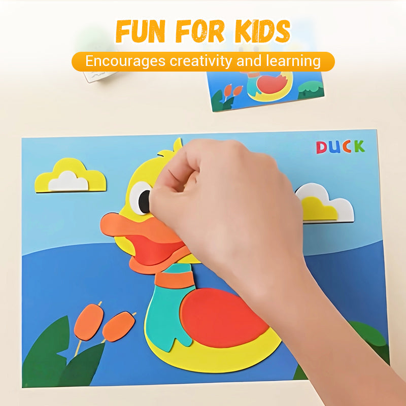 🔥HOT SALE 50% OFF-Children’s DIY 3D EVA Sticker Craft
