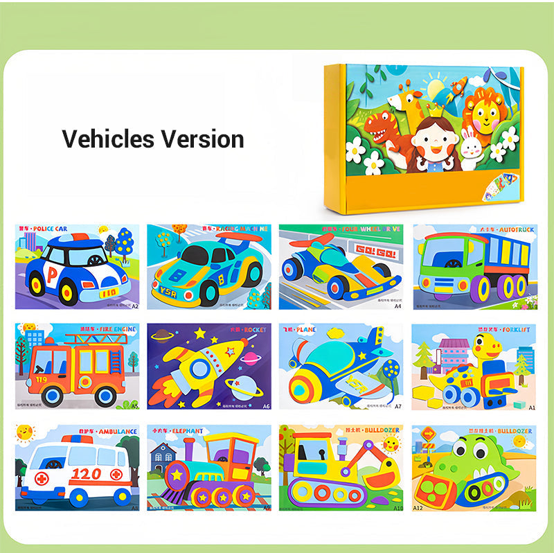 🔥HOT SALE 50% OFF-Children’s DIY 3D EVA Sticker Craft
