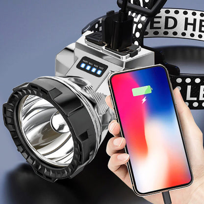 ⚡ (Limited-Time Offer) ⏳ 50-Meter Ultra-Bright High-Power Headlamp