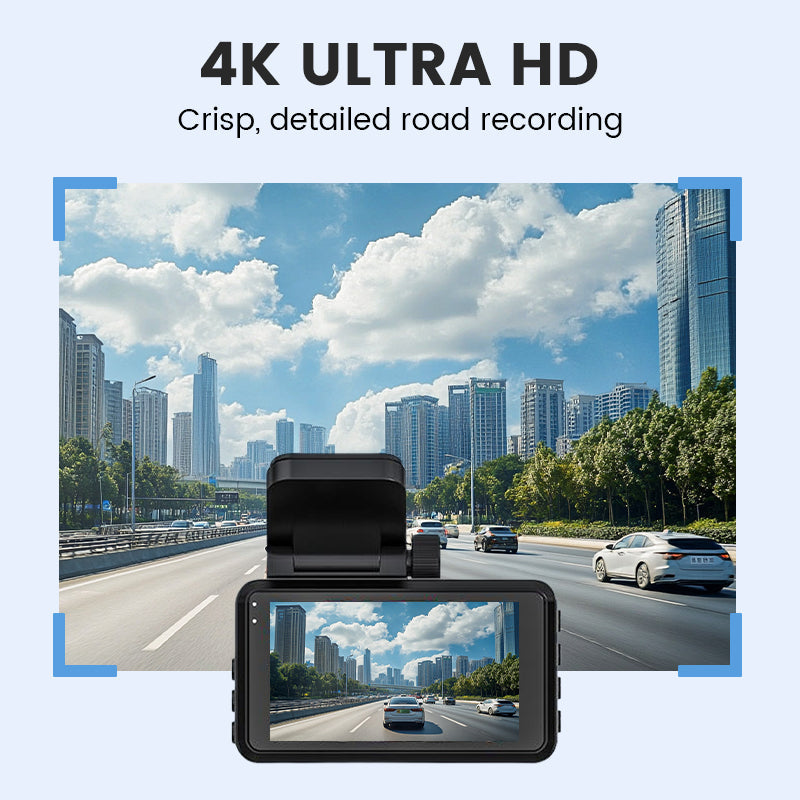 📹60% OFF FOR A LIMITED TIME!✨4K Ultra HD dash cam with night vision🚗Wi-Fi and loop recording for continuous monitoring🌙